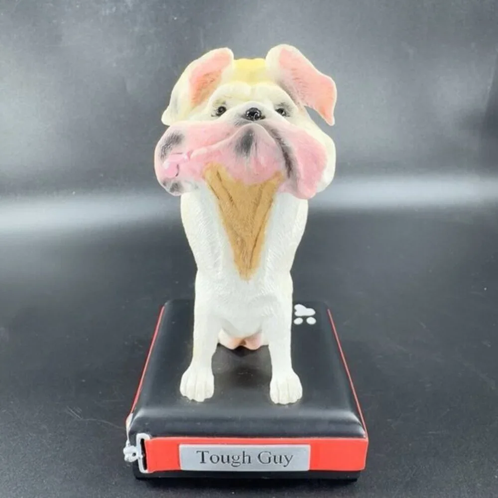 Twisted Whiskers Tough Guy Dog Figurine‎ Because Life Can Be Ruff Resin Figure